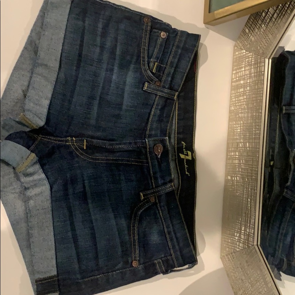 7 For All Mankind Jean Shorts
